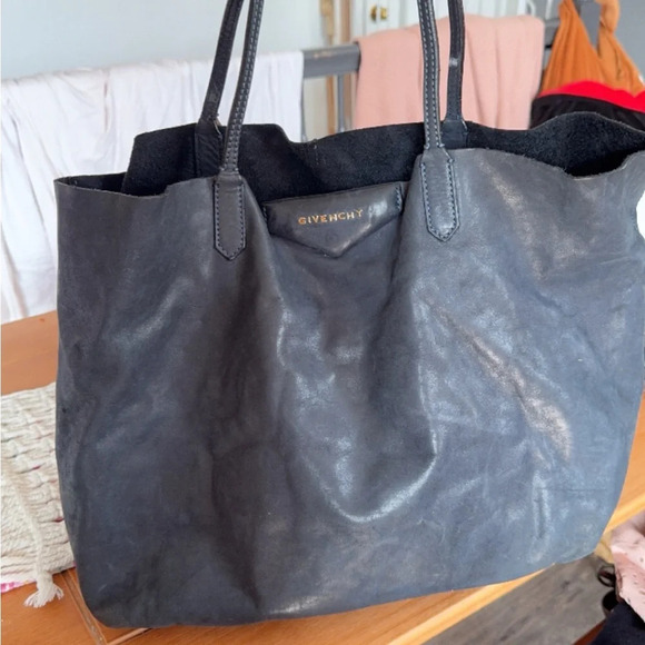 Givenchy Antigona Shopper Leather Large- Midnight Navy - Picture 3 of 9